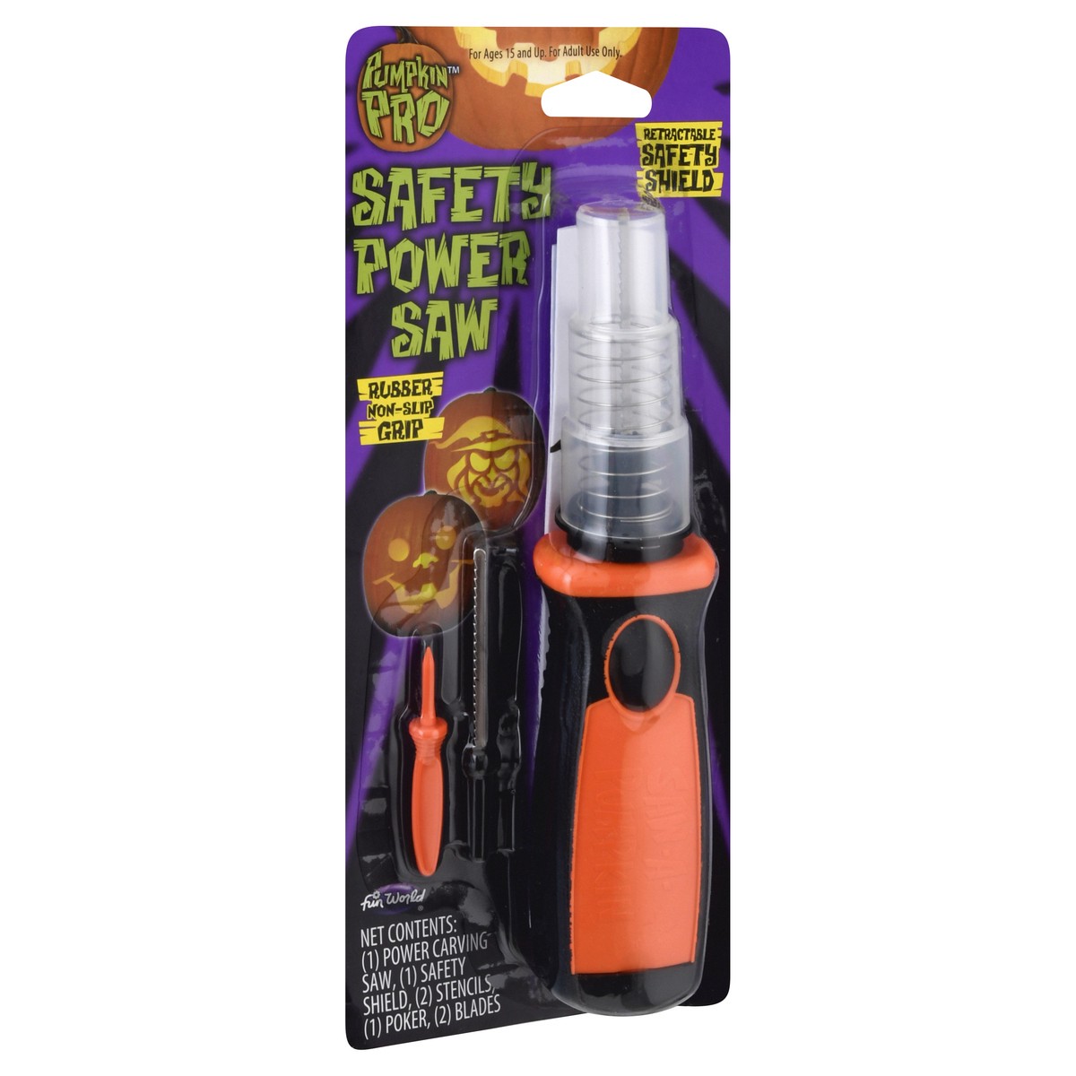 slide 6 of 8, Fun World Pumpkin Pro Safety Power Saw, 1 ct