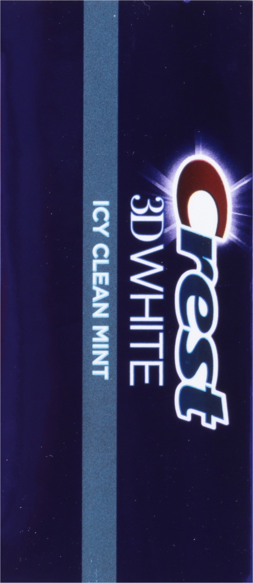 slide 6 of 10, Crest 3D White Stain Eraser Icy Clean Mint Toothpaste Value 2 Pack 2 - 3.1 oz Tubes, 6.1 oz