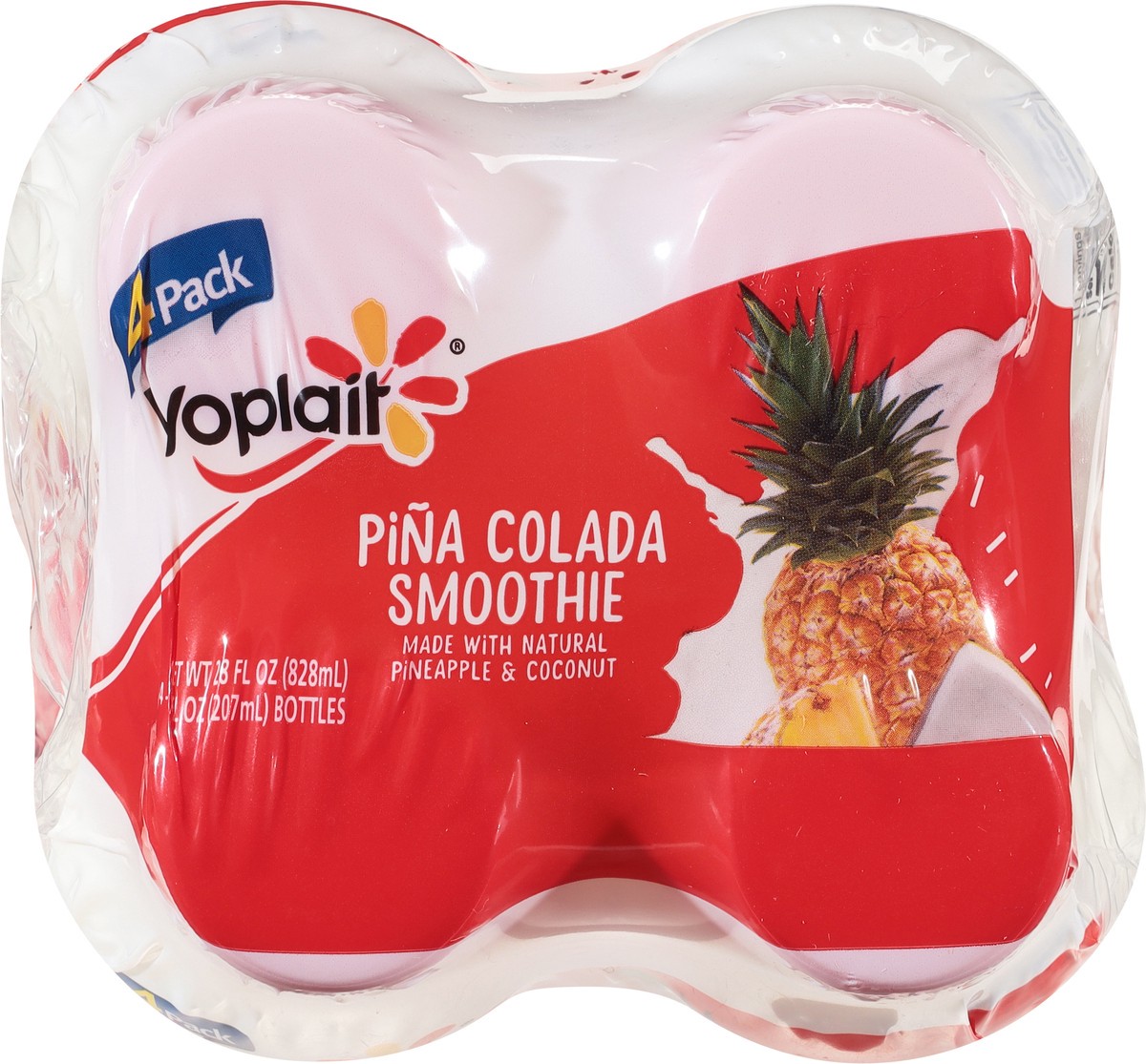 slide 2 of 9, Yoplait Pina Colada Smoothie 4 - 7 fl oz Bottles, 4 ct