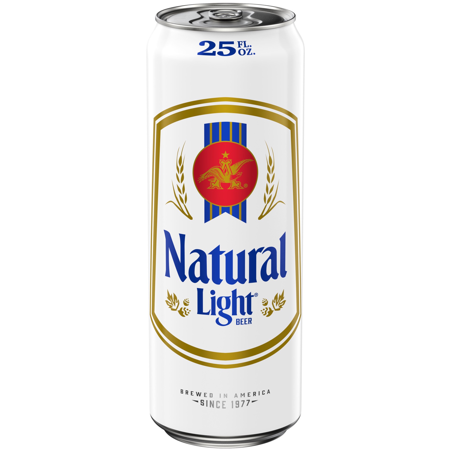 slide 1 of 2, Natural Light Beer 25 fl oz, 25 fl oz
