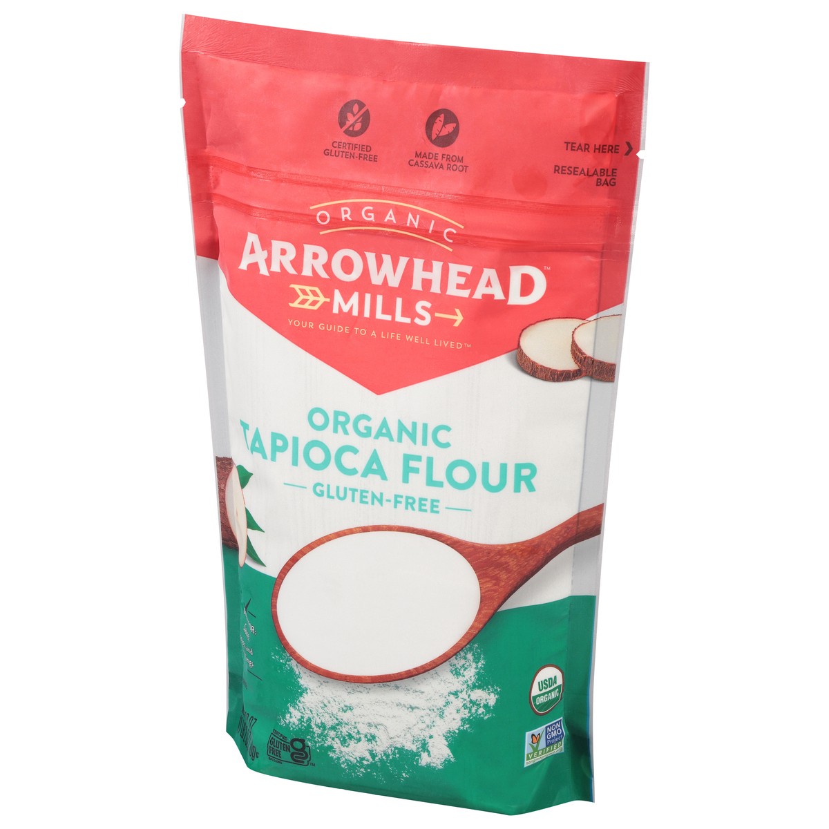 slide 9 of 12, Arrowhead Mills Organic, Gluten Free Tapioca Flour, 18 oz Bag, 18 oz