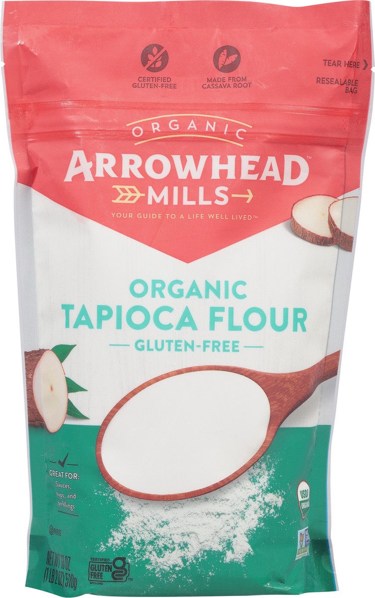 slide 11 of 12, Arrowhead Mills Organic, Gluten Free Tapioca Flour, 18 oz Bag, 18 oz