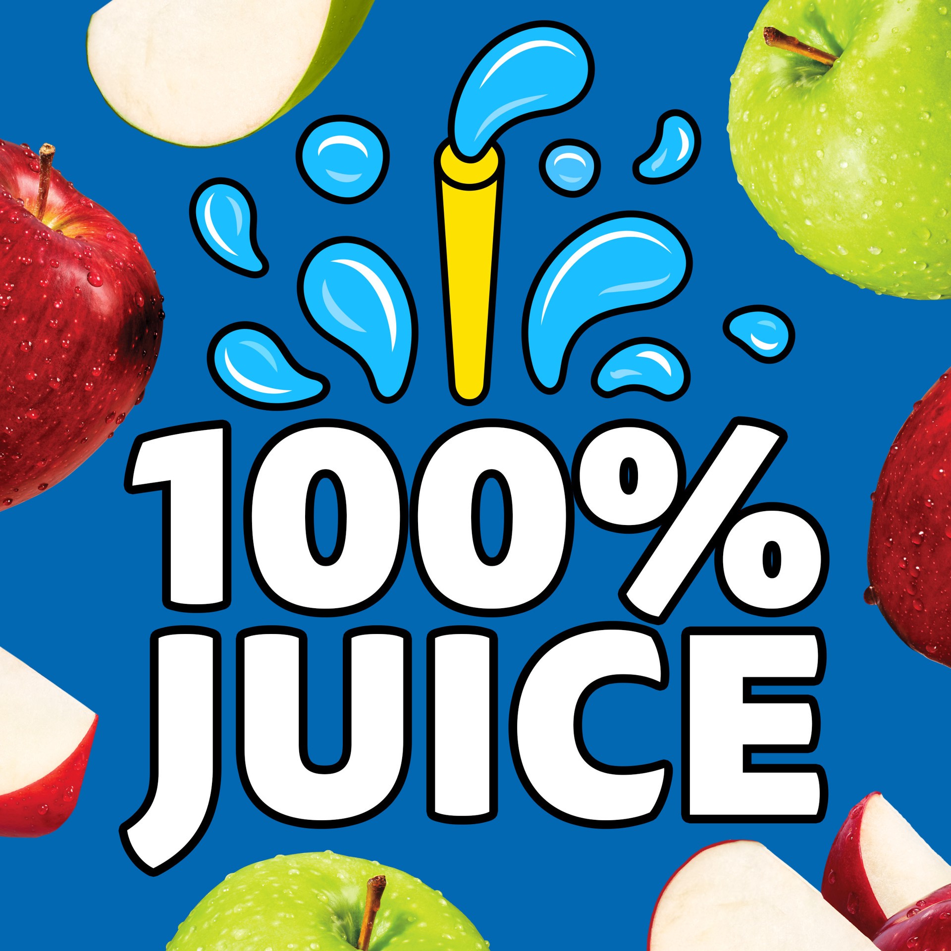 slide 3 of 5, Capri Sun Apple 100% Juice, 10 ct