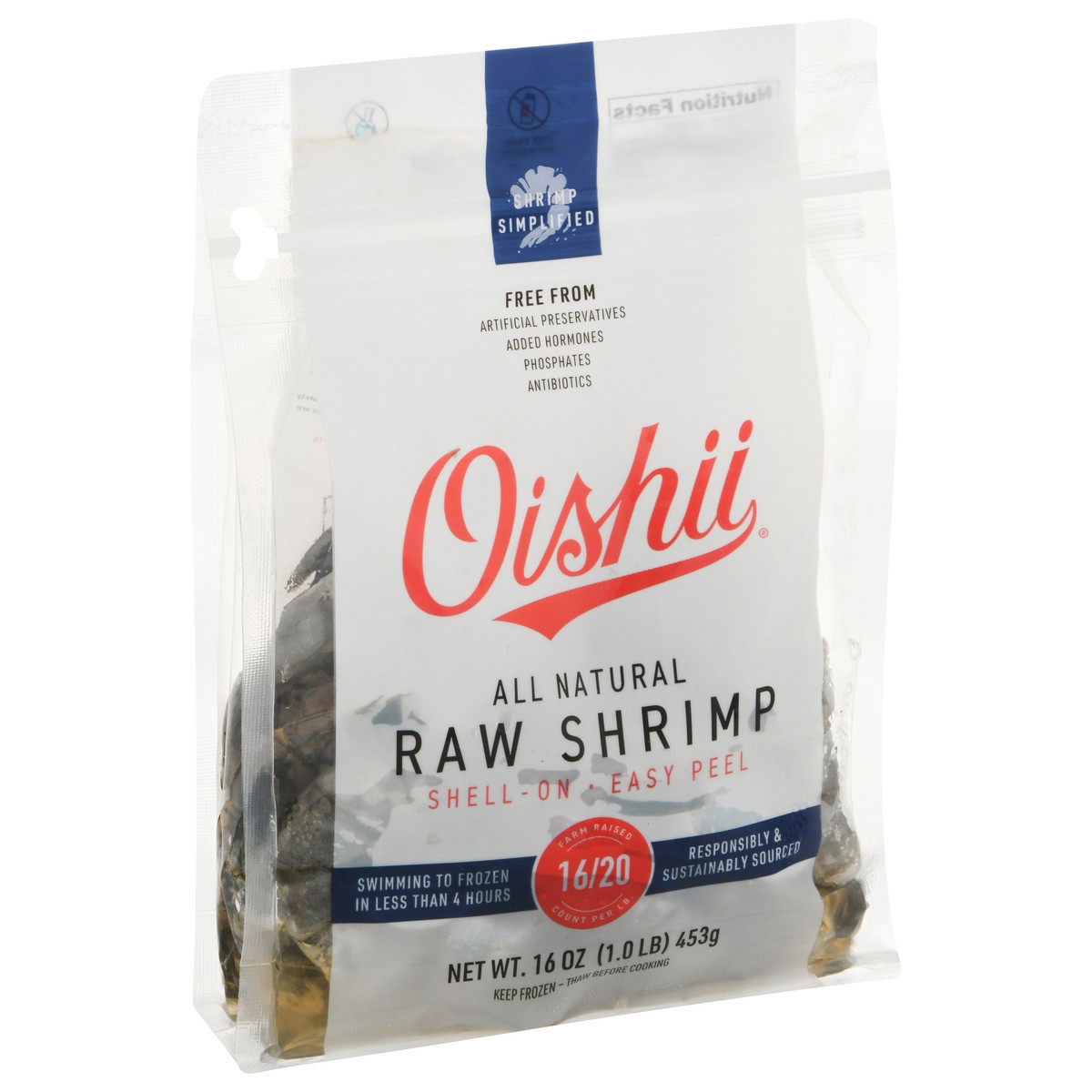 slide 9 of 9, Oishii Raw Shrimp 16 oz, 16 oz