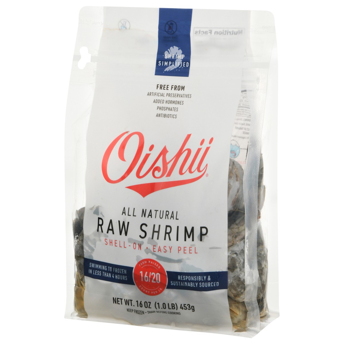 slide 6 of 9, Oishii Raw Shrimp 16 oz, 16 oz