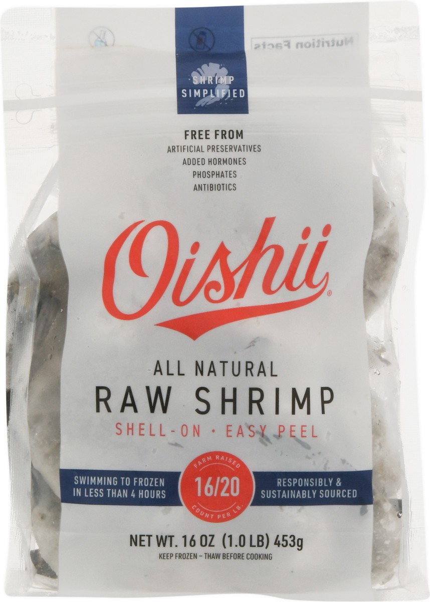 slide 8 of 9, Oishii Raw Shrimp 16 oz, 16 oz