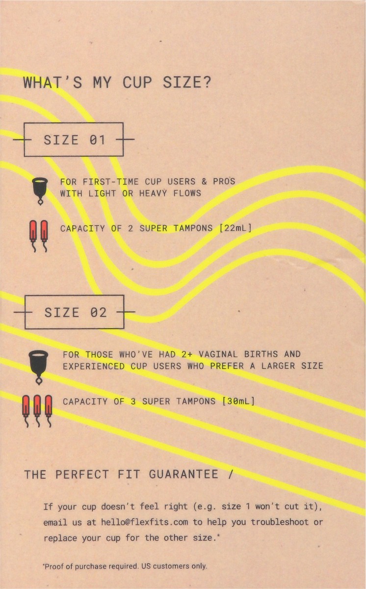 slide 8 of 14, Flex Size 01 Menstrual Cup Size 01 1 ea, 1 ct