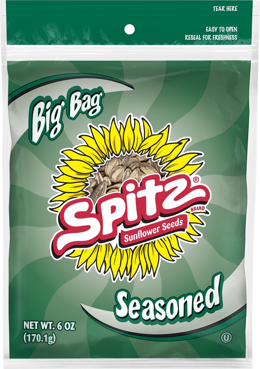 slide 4 of 5, Spitz Roasted Sunflower Seeds Seasoned 6 Oz, 6 oz