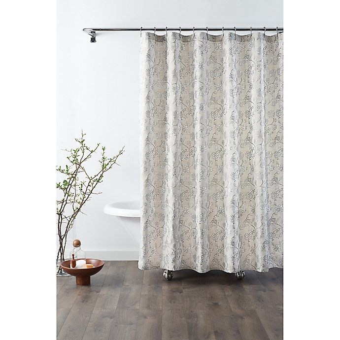 slide 1 of 1, Croscill Mila Shower Curtain - Linen, 72 in x 72 in