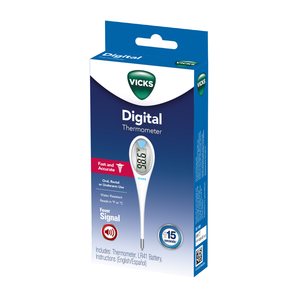 slide 1 of 1, Vicks Digital Thermometer, 1 ct