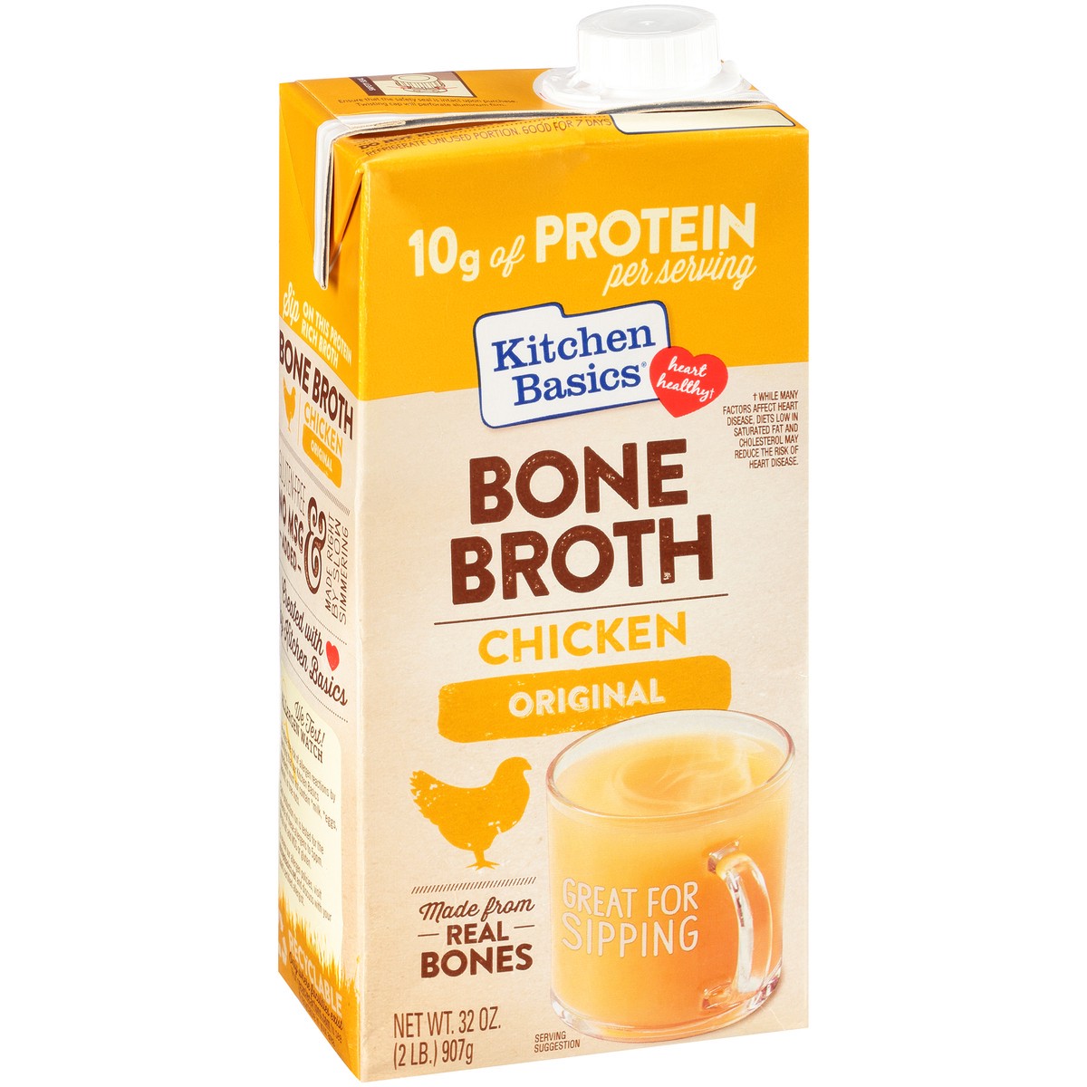 slide 6 of 9, Kitchen Basics Original Chicken Bone Broth, 32 fl oz, 32 fl oz