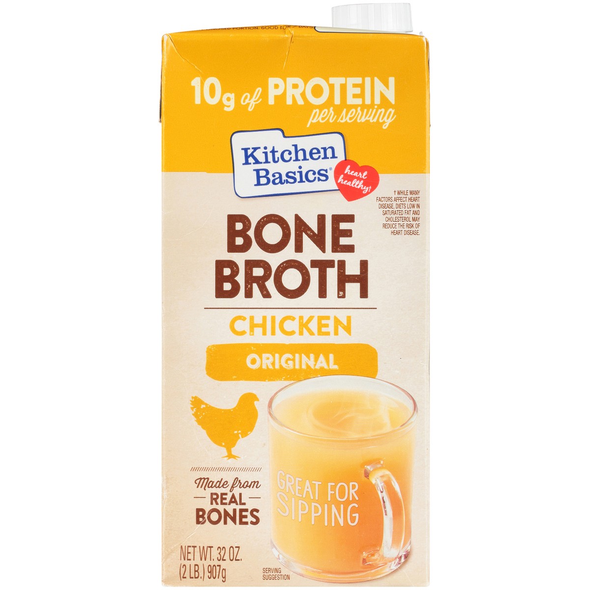 slide 5 of 9, Kitchen Basics Original Chicken Bone Broth, 32 fl oz, 32 fl oz