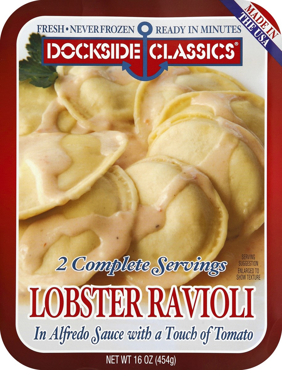 slide 4 of 4, Dockside Classics Ravioli Lobster, 16 oz