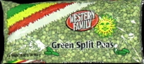 slide 1 of 1, Western Family Green Split Peas, 16 oz