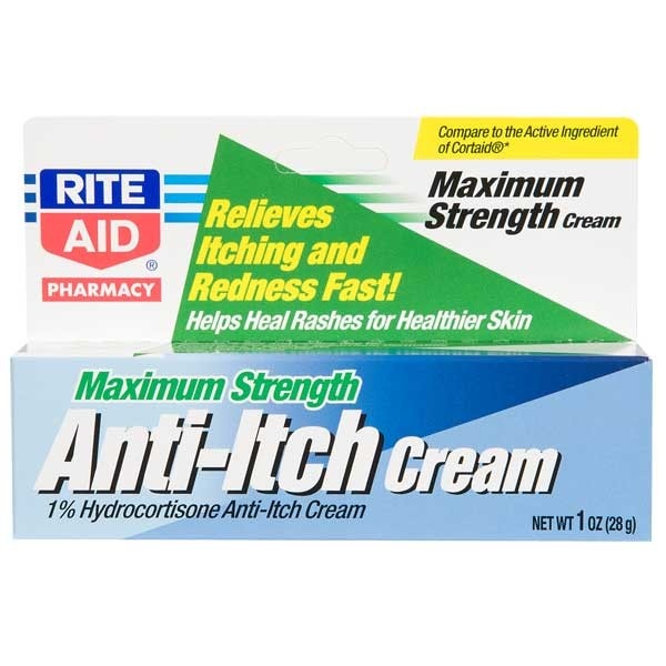 slide 1 of 1, Rite Aid Anti-Itch Cream 1% Hydrocortisone, 1 oz