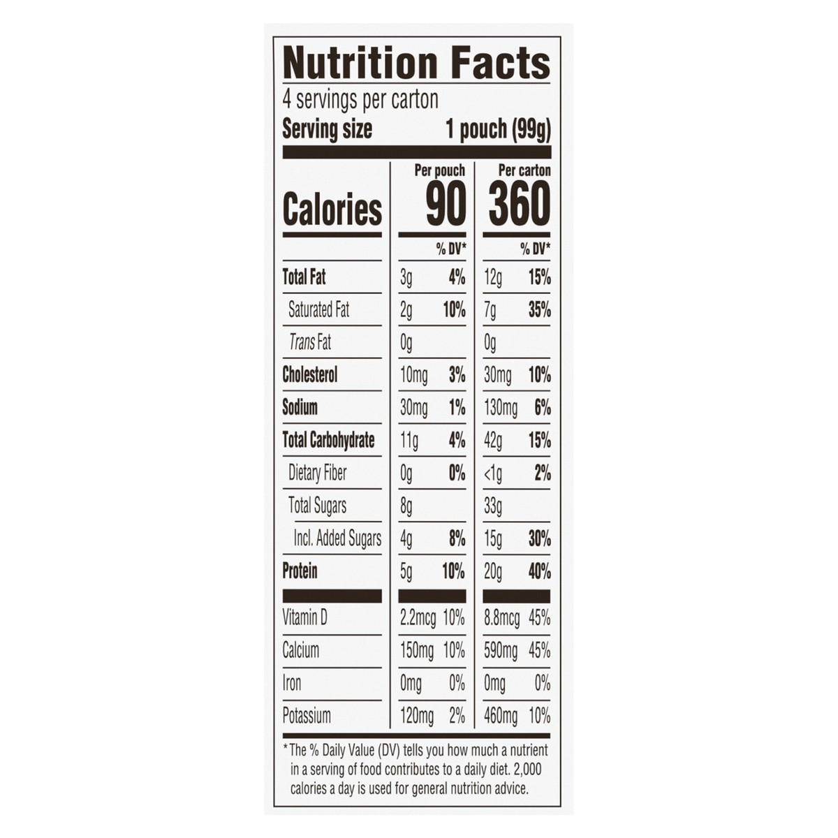 slide 12 of 14, Too Good Kids Pouch 3.5Oz Strawban 4Ct, 3.5 oz