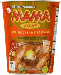 Mama Shrimp Creamy Tom Yum Flavor Instant Noodles 2.47 oz