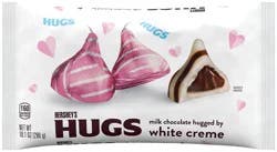 Hershey's Hugs Milk Chocolate and White Creme, 10.1 oz