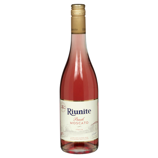 slide 1 of 2, Riunite Peach Moscato, 750 ml