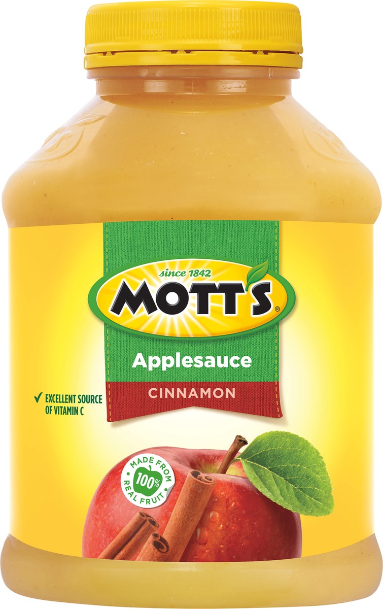 slide 4 of 6, Mott's Cinnamon Applesauce, 48 oz jar, 48 oz