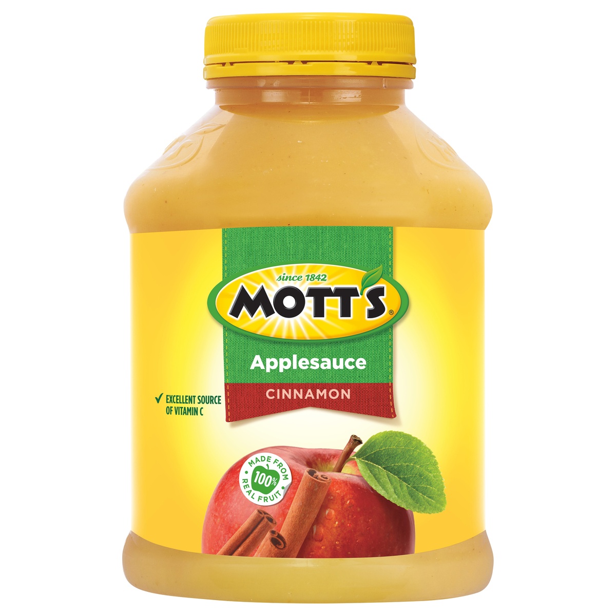 slide 1 of 3, Mott's Cinnamon Applesauce Jar, 48 oz
