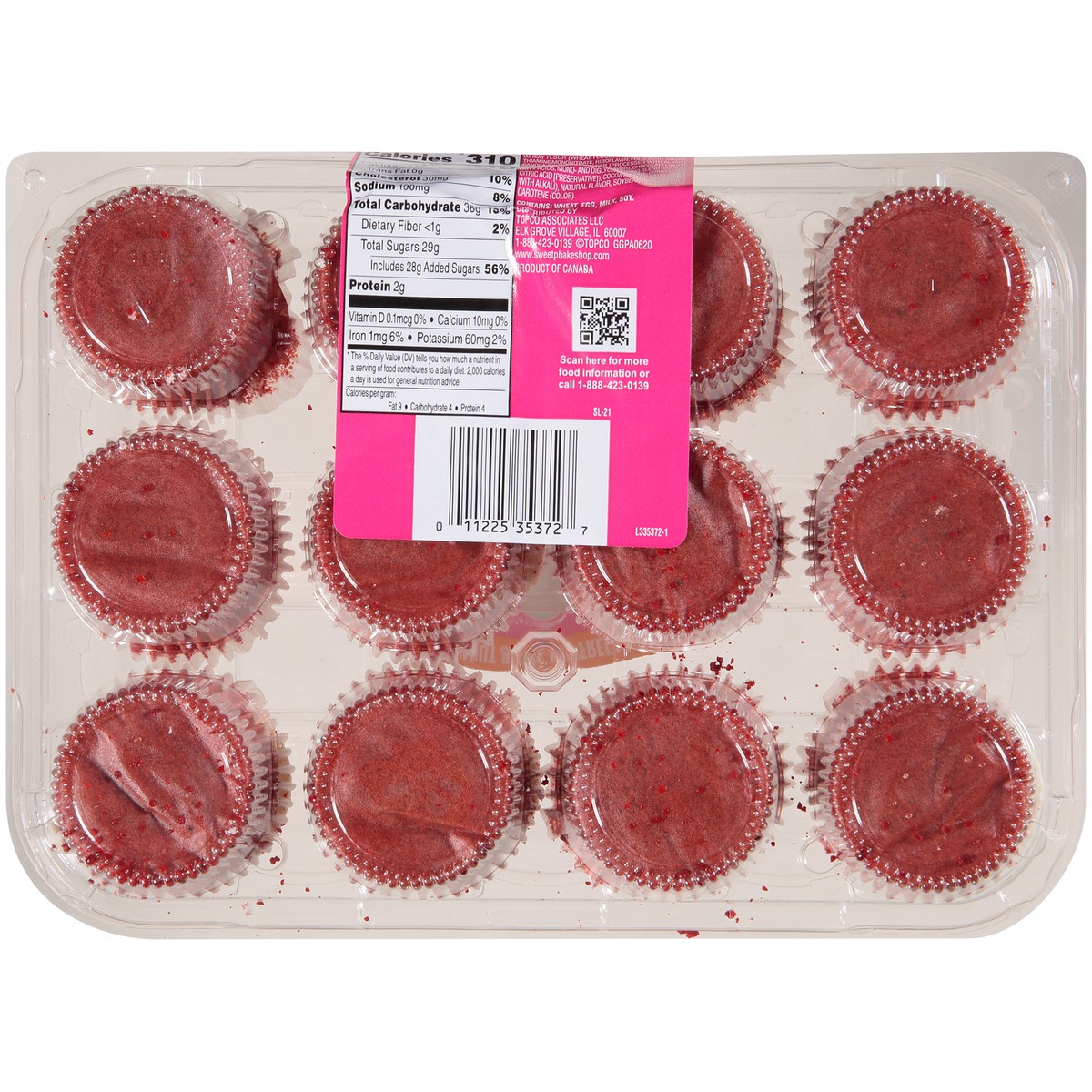 slide 5 of 9, Sweet P's Bake Shop Red Velvet Cupcakes 10 oz, 10 oz