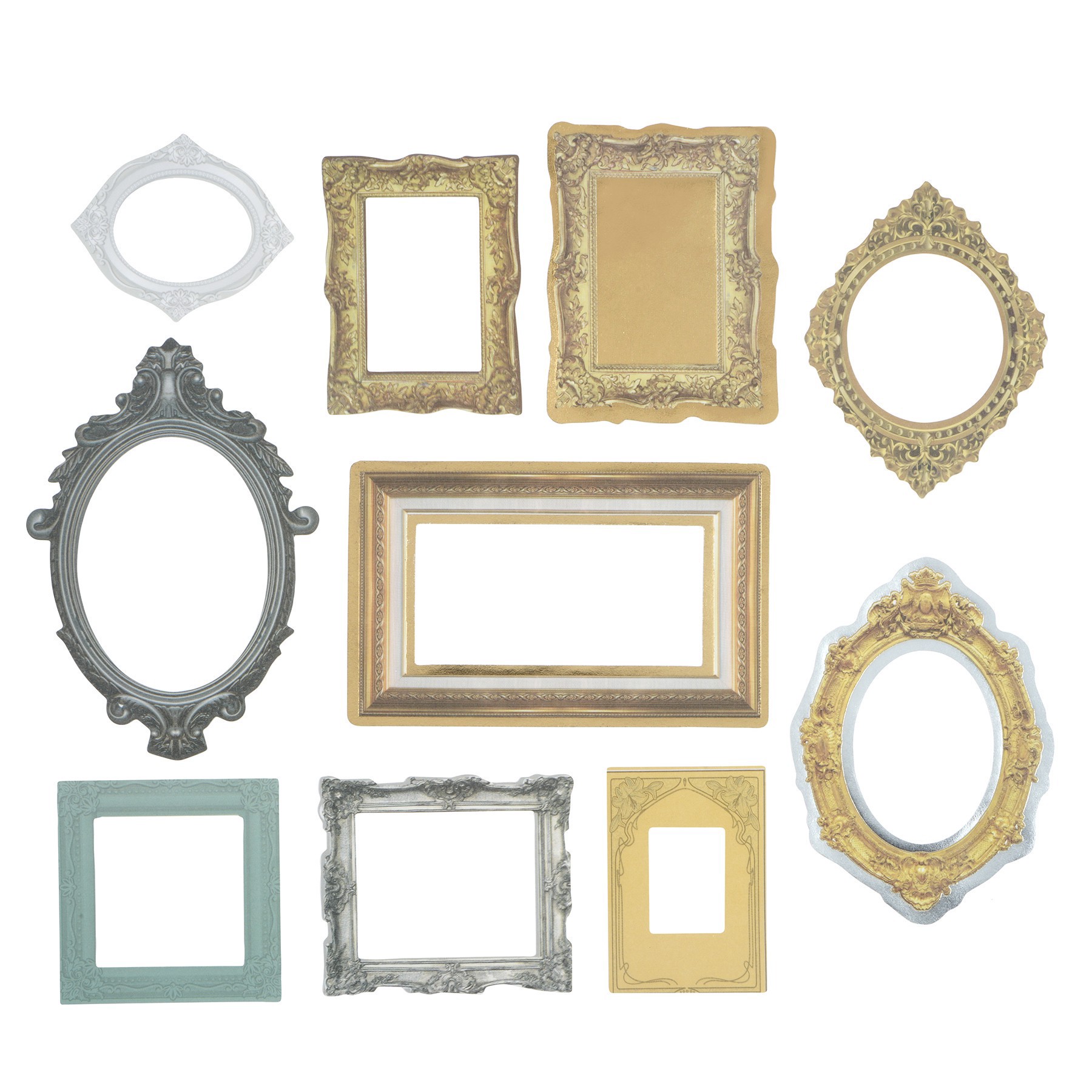 slide 3 of 3, Frames Vellum Ephemera By Recollections, 1.6 in to 5 in