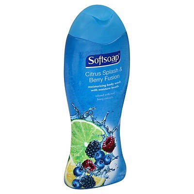 slide 1 of 6, Softsoap Moisturizing Body Wash - Citrus Splash and Berry Fusion, 18 oz