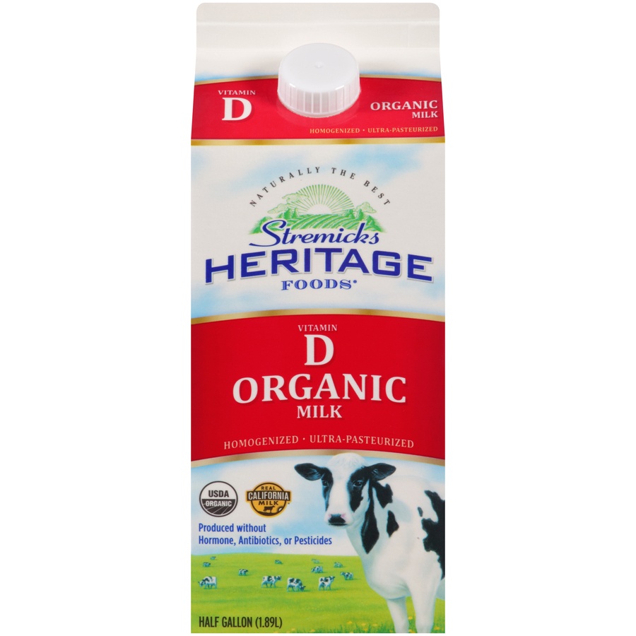 slide 1 of 4, Heritage Store Milk 0.5 gl, 1/2 gal