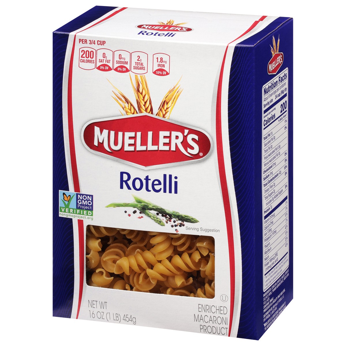 slide 3 of 11, Mueller's Rotelle Pasta, 16 oz