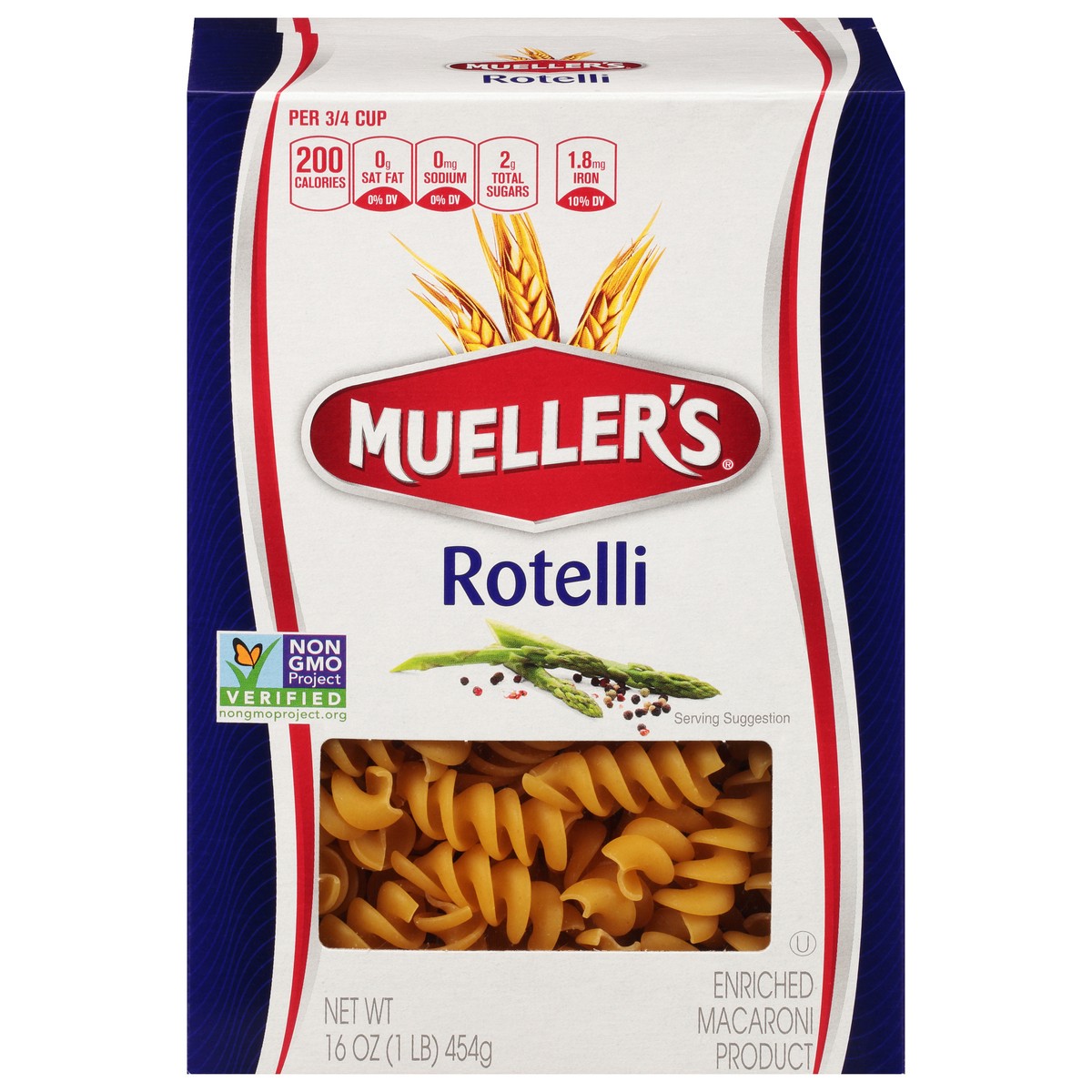 slide 1 of 11, Mueller's Rotelle Pasta, 16 oz