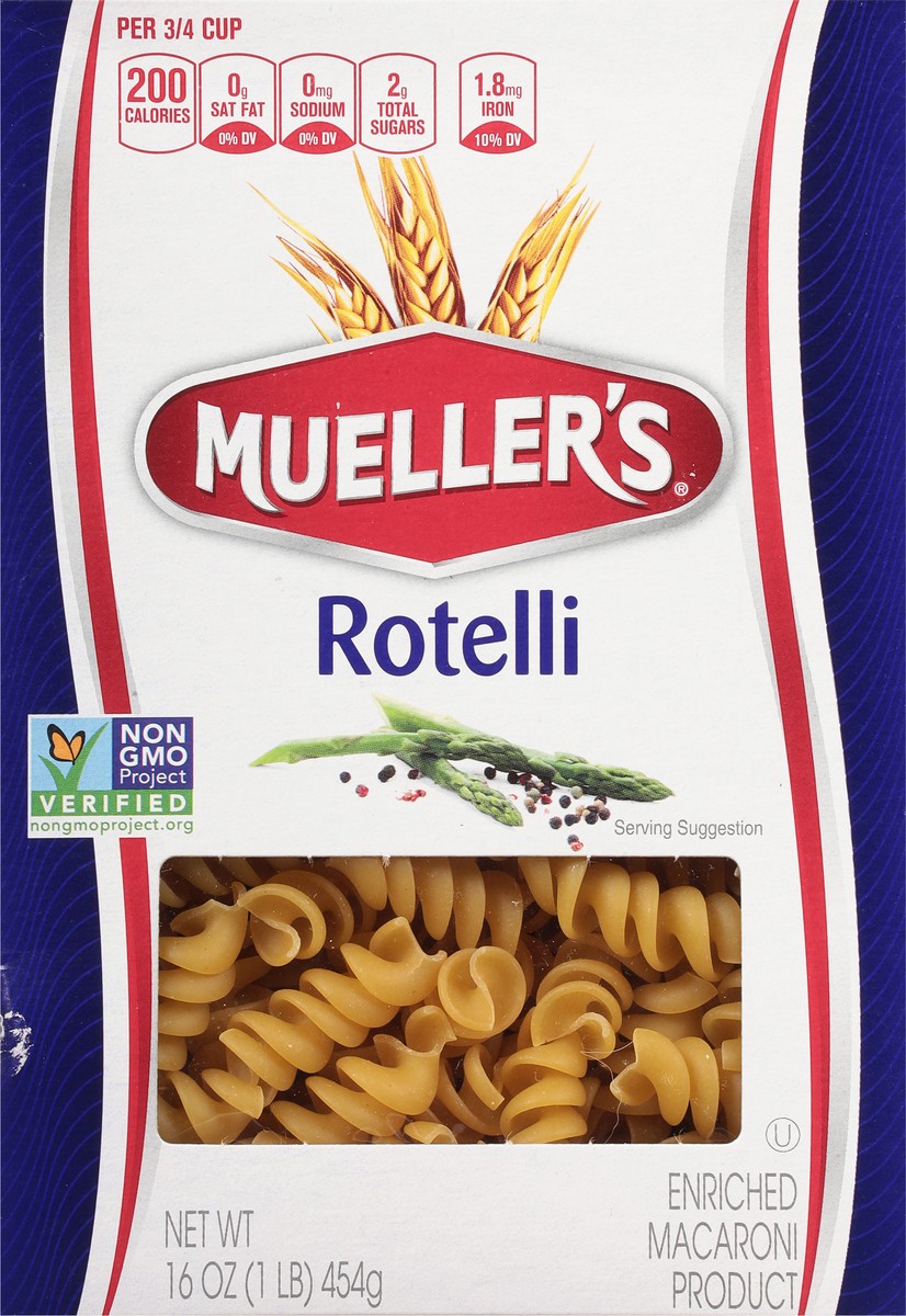 slide 4 of 11, Mueller's Rotelle Pasta, 16 oz