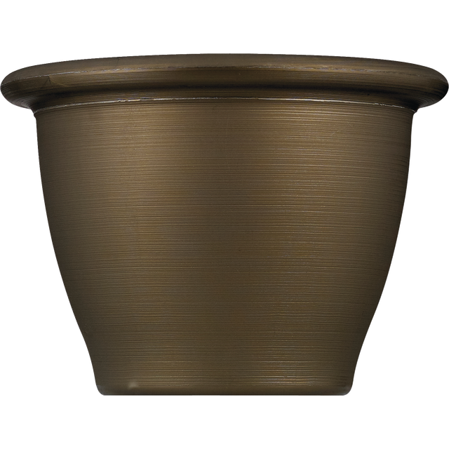 slide 1 of 1, 9" Toscana Antigue Bronze Planter, 9 in