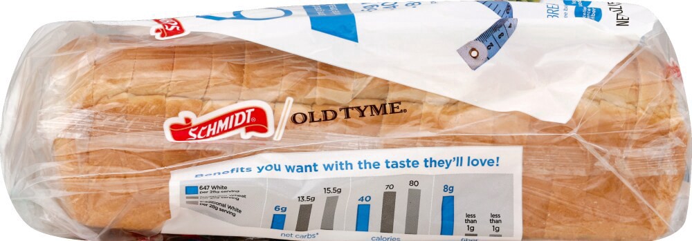 slide 4 of 4, Old Tyme Bread, White, 18 oz