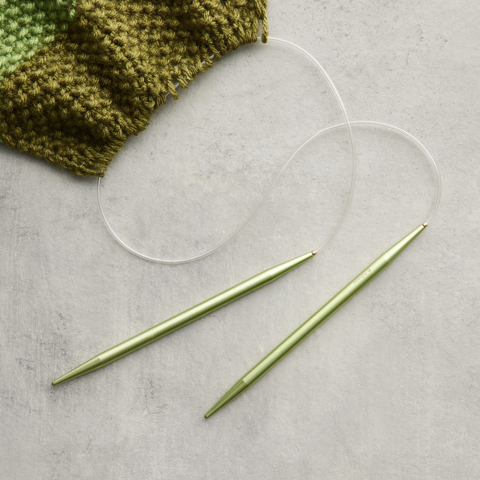 slide 2 of 3, 29" Circular Knitting Needles By Loops & Threads, 6.5 mm