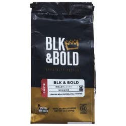 Blk & Bold Ground Dark Roast 100% Arabica Blend Coffee 12 oz