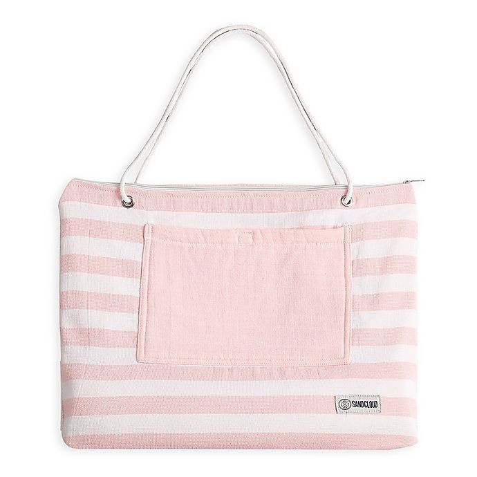 slide 1 of 1, Sand Cloud Convertible Beach Towel Tote - Rose Cloud, 1 ct