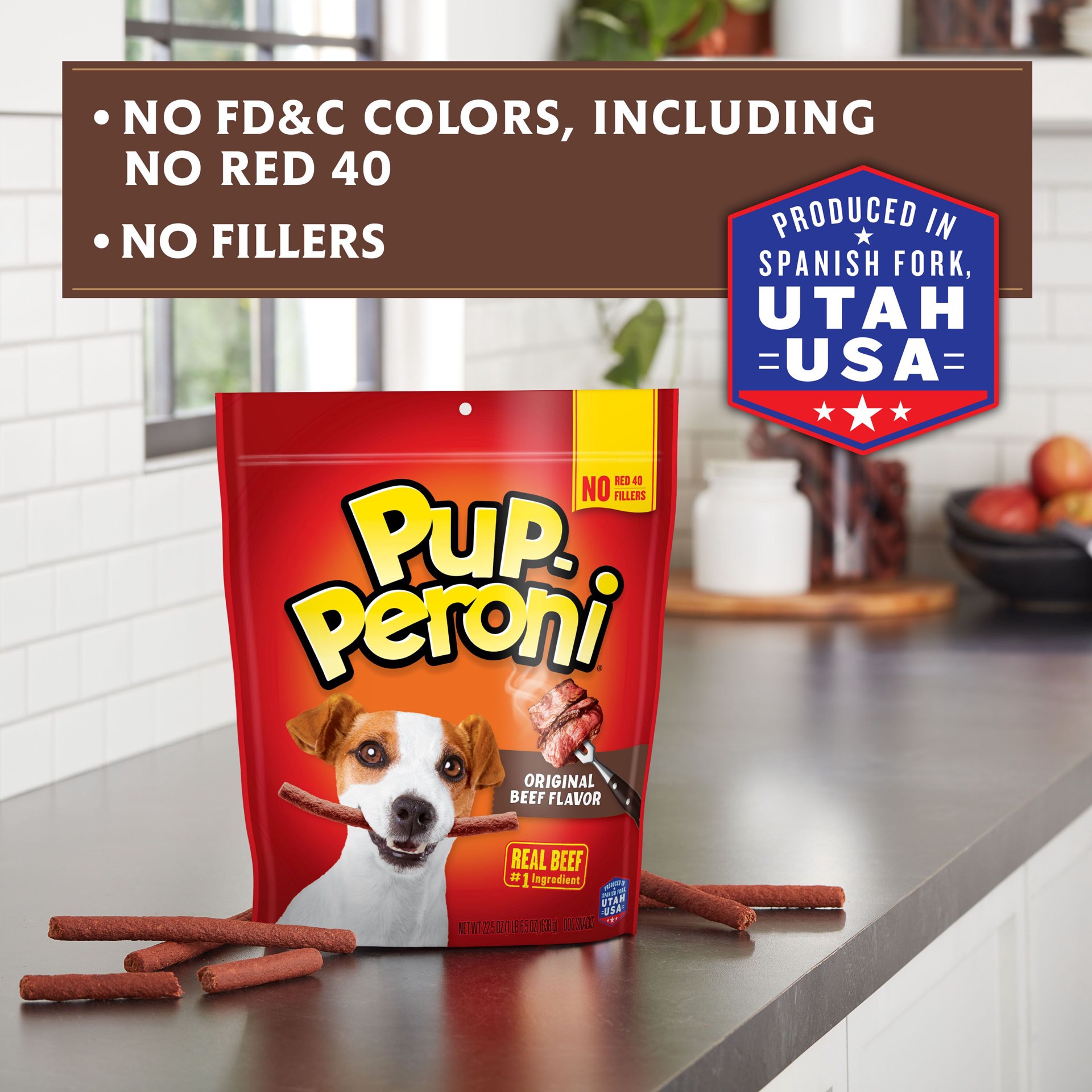 slide 9 of 9, Pup-Peroni Original Beef Recipe Dog Treats, 8.2 Oz. Bag, 8.20 oz