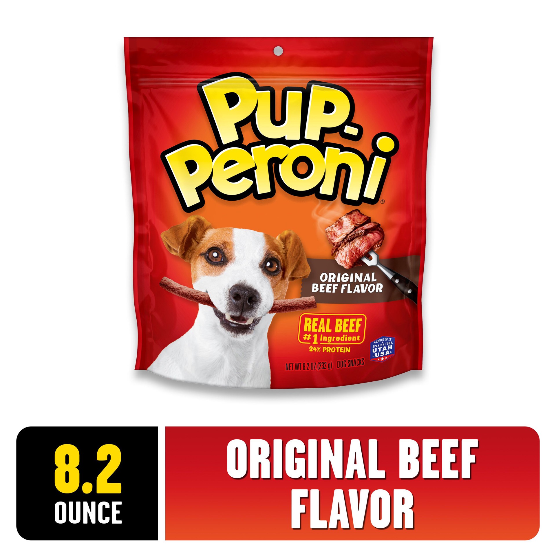 slide 5 of 9, Pup-Peroni Original Beef Recipe Dog Treats, 8.2 Oz. Bag, 8.20 oz