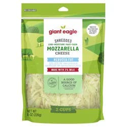 Giant Eagle Part-Skim Low-Moisture Shredded Mozzarella Cheese