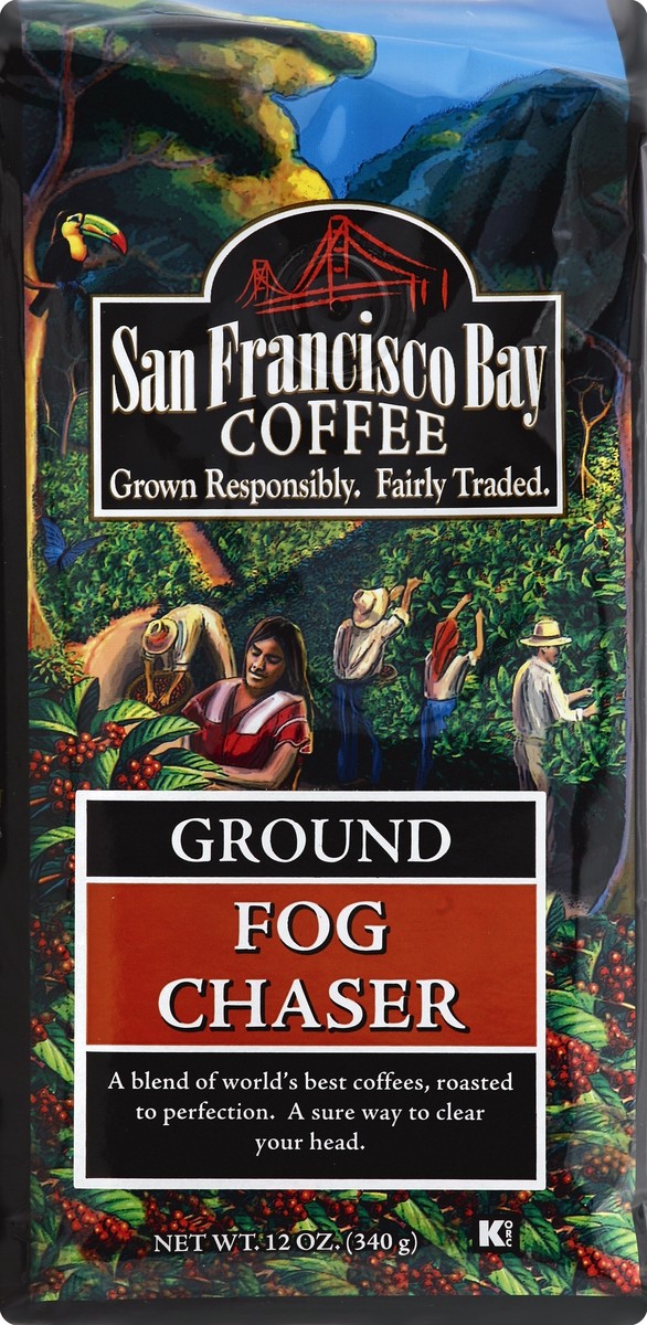 slide 5 of 5, SF Bay Coffee Coffee, Ground, Fog Chaser - 12 oz, 12 oz