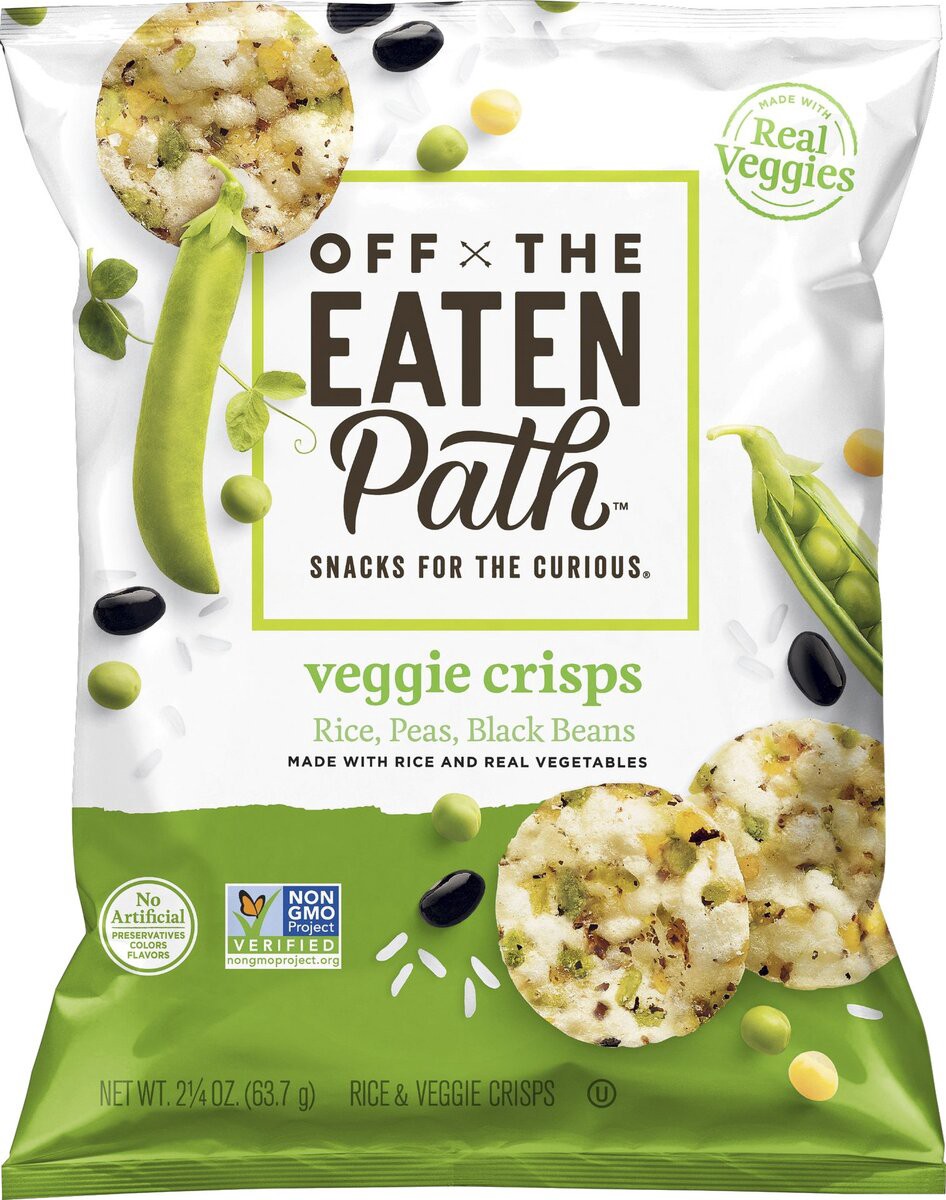 slide 1 of 5, Off the Eaten Path Veggie Crisps, 2.25 oz