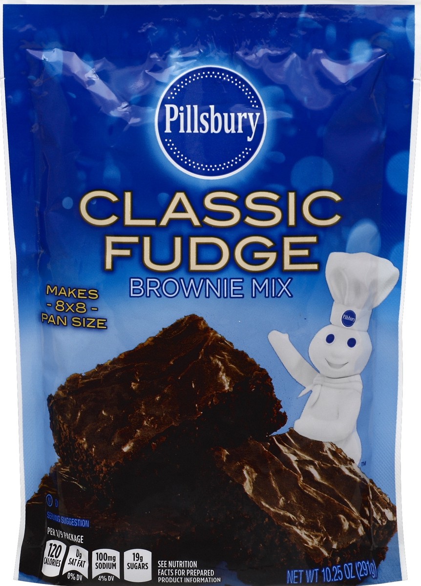 slide 4 of 6, Pillsbury Classic Fudge Brownie Pouc, 10.25 oz