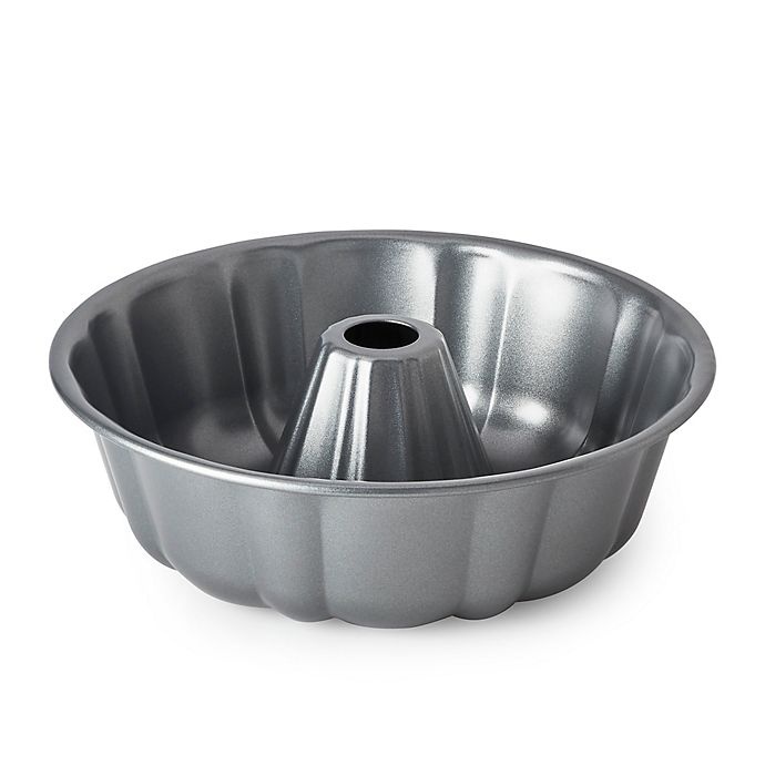 slide 1 of 1, Chicago Metallic Non-Stick Fluted Cake Pan, 10 in