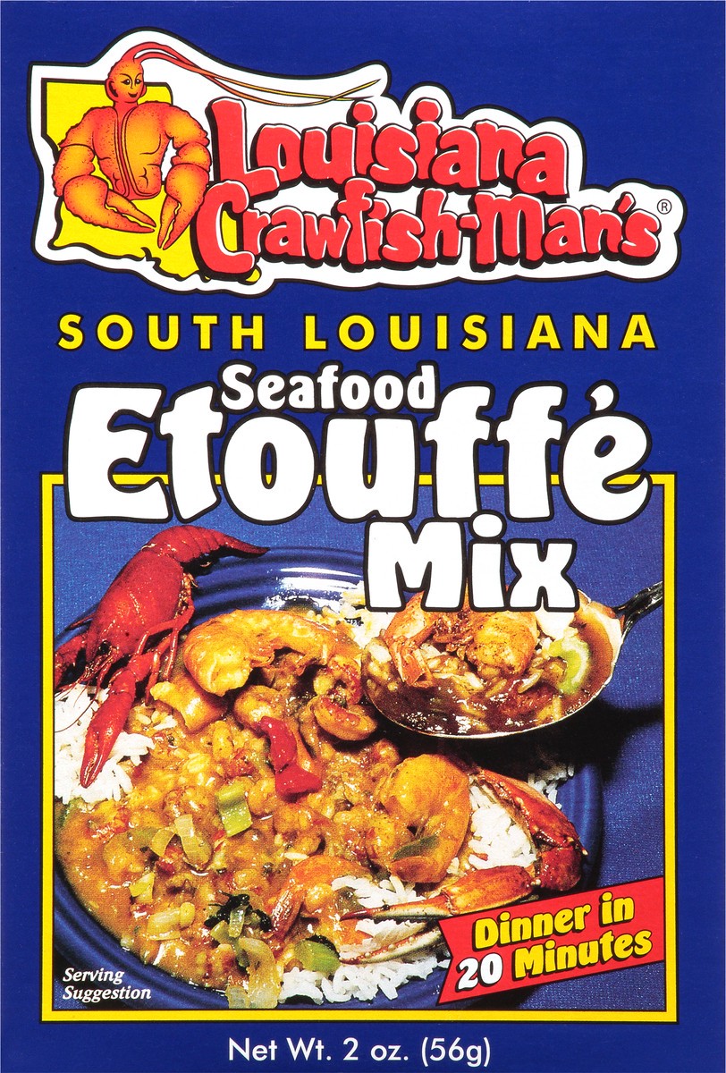 slide 2 of 13, Louisiana Crawfish-Man's Seafood Etouffe Mix 2 oz, 1 ct