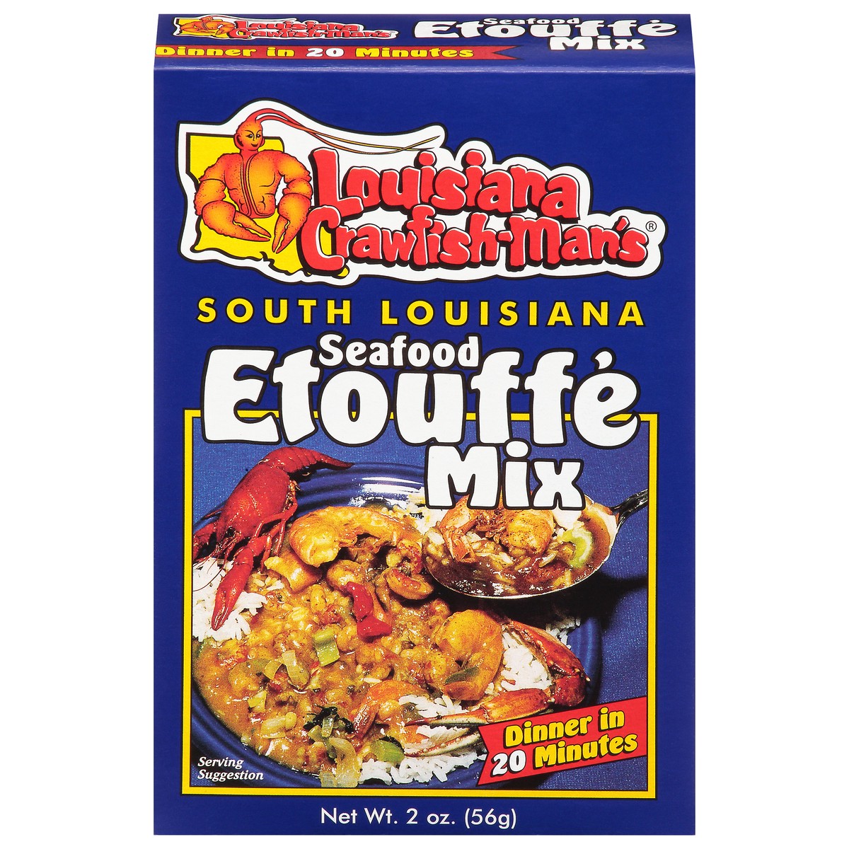 slide 1 of 13, Louisiana Crawfish-Man's Seafood Etouffe Mix 2 oz, 1 ct