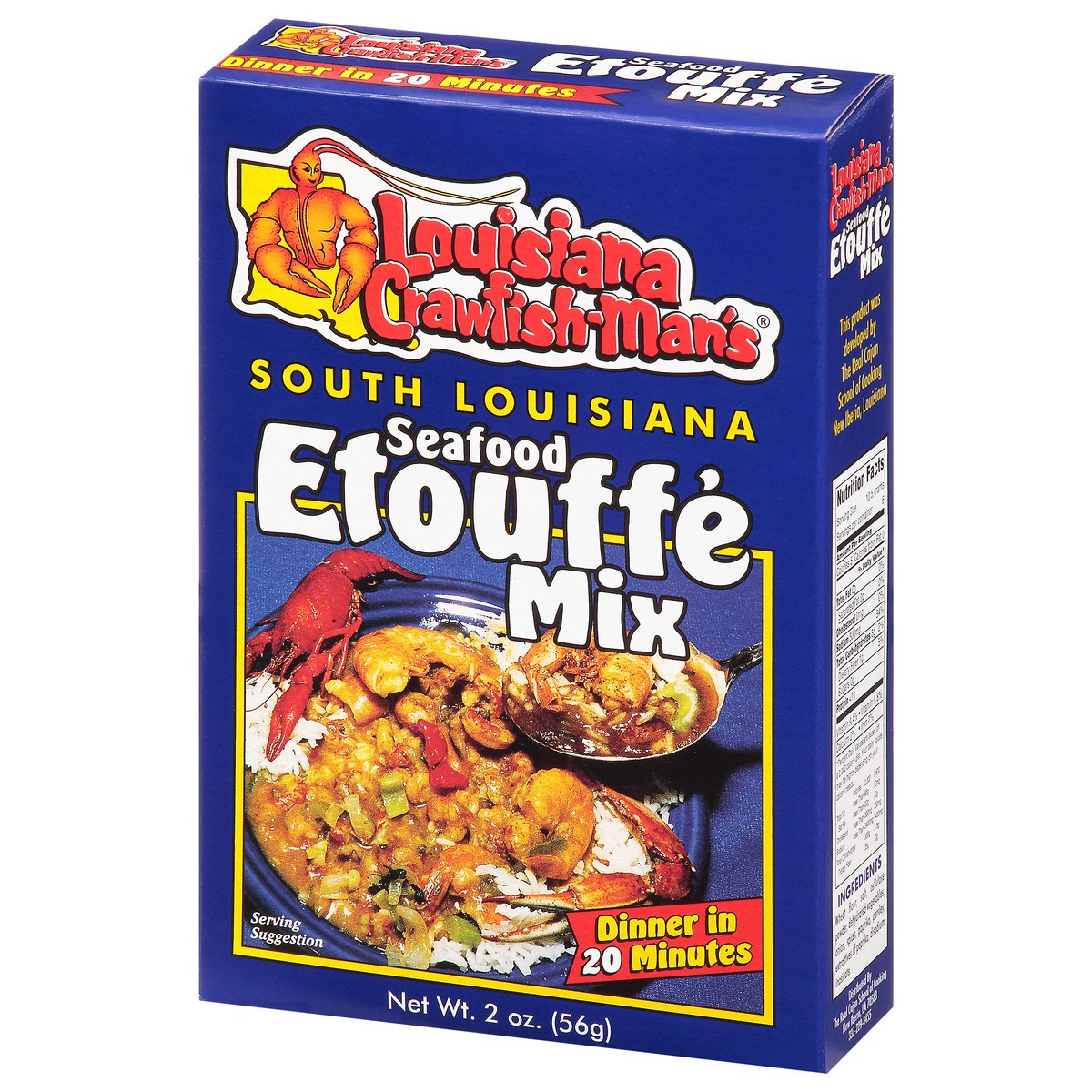 slide 8 of 13, Louisiana Crawfish-Man's Seafood Etouffe Mix 2 oz, 1 ct