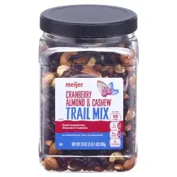 Meijer Cranberry, Almond & Cashew Trail Mix