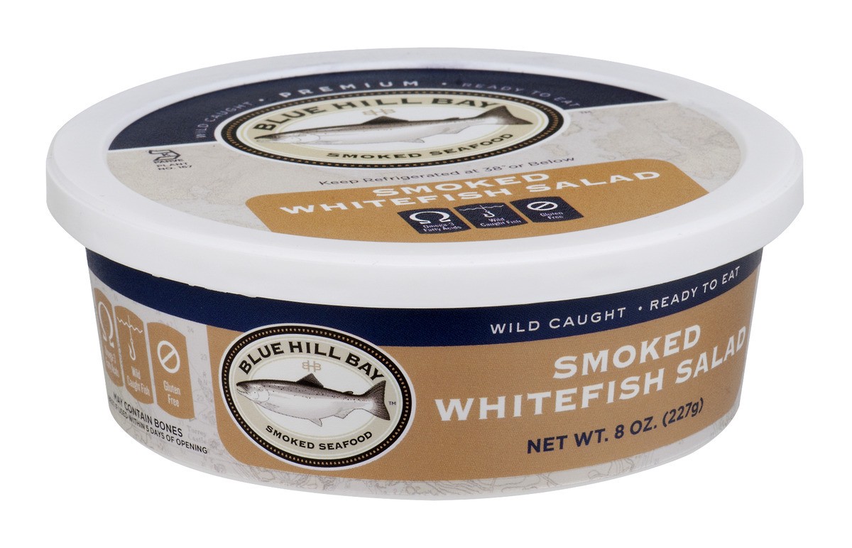 slide 6 of 8, Blue Hill Bay Smoked Whitefish Salad, 7 oz