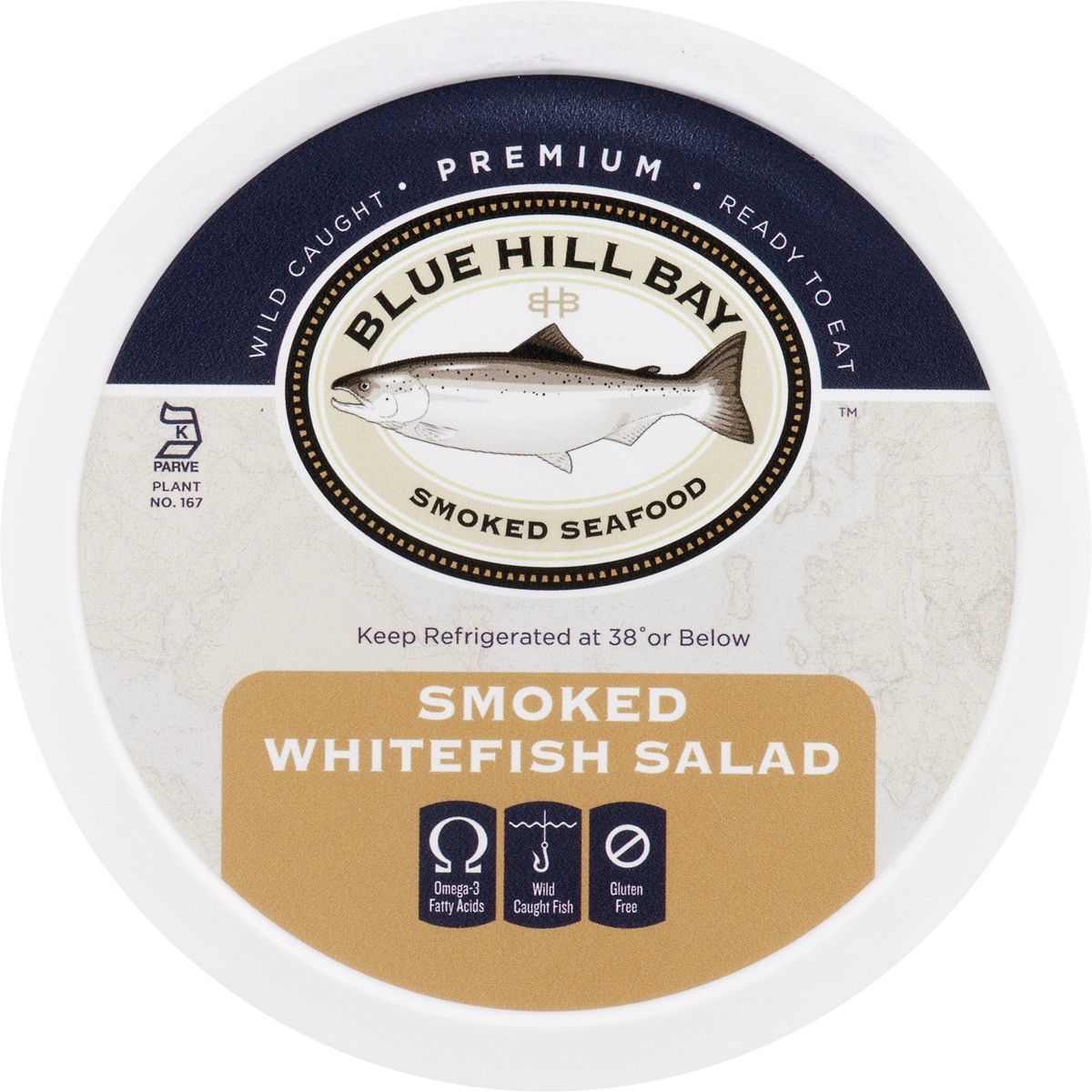 slide 5 of 8, Blue Hill Bay Smoked Whitefish Salad, 7 oz